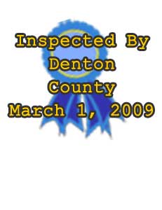 Denton County Inspected May 15, 2007